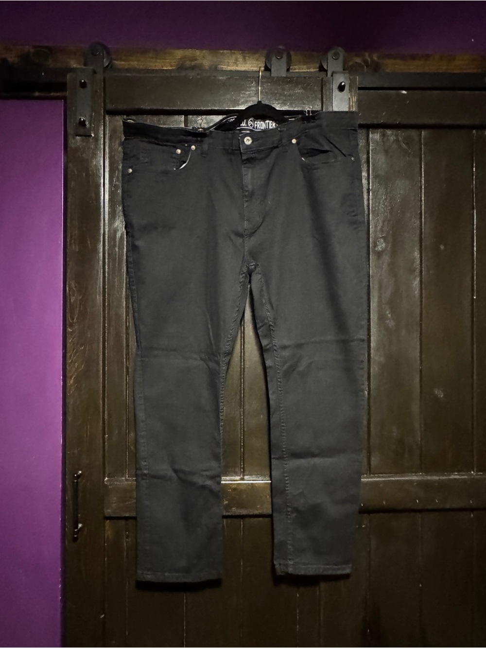 Frontier Supply Co. Slim Black Men’s Jeans with Subtle Stretch
